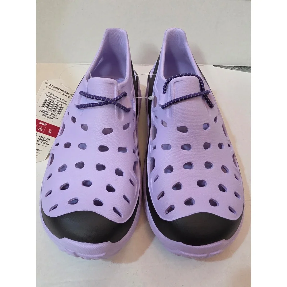 Joybees Kids Trekking Shoe Pastel Lilac Enchantment Water Clog Size 13 BNWT